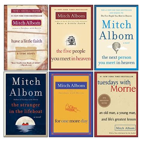 Buy Mitch Albom 6 Books Collection Set (The Stranger in the Lifeboat, Tuesdays with Morrie, The ...