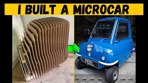 DIY Microcar Peel P50 With/Out CNC Machine & With/Out 3D printing ...