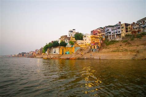 Ganges river stock image. Image of stairs, travel, peaceful - 282818897