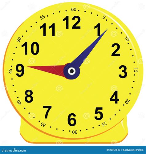 Game clock stock vector. Illustration of play, time, color - 33967649