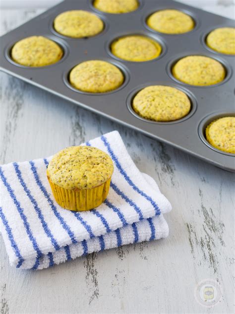 Light Lemon Poppy Seed Muffins - Little Spice Jar