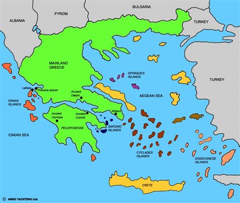 Pics Photos - Map Of Greek Islands In English