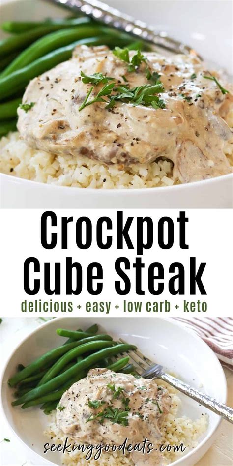 Melt-in-Your-Mouth Crock Pot Cube Steak Recipe