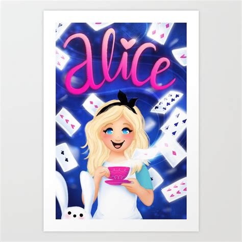 Alice Poster Art Print by Cathryn Pratt | Society6