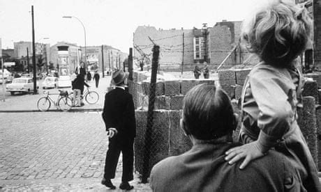 From the archive, 14 August 1961: Demonstrators defy armed policemen at Berlin Wall | Adam ...