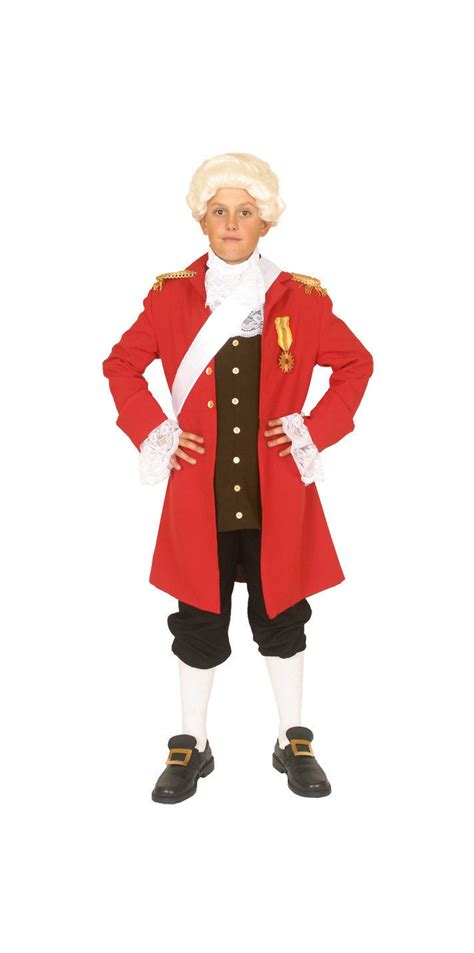 Kids' Colonial King George III Costume - Perfect for History Projects ...