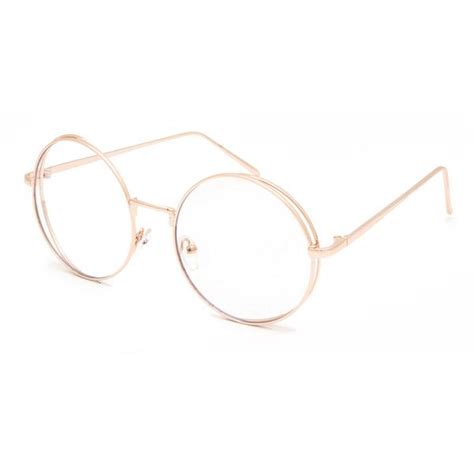 Stylish Clear Lens Round Glasses