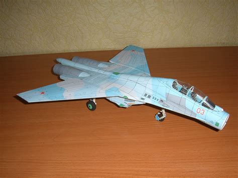 1/33 SUKHOI Su-27UB Flanker-C Aircraft № 03 Paper Model - EcardModels