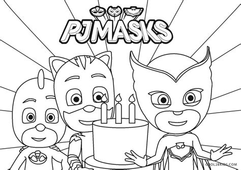 Desenhos Do Pj Masks Para Colorir Pj Masks Coloring Pages Cartoon ...