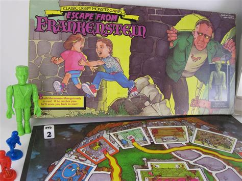 Vtg Escape from FRANKENSTEIN Pressman Board Game Complete Rare Classic Monster | #1726516303