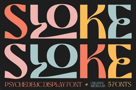 Sloke - Psychedelic Font - Free Font