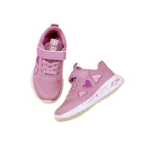 Tanleewa - Breathable Girls Sports Shoes Fashion Kids Sneakers Lightweight Princess Children’s ...