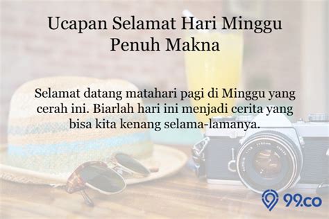 45 Ucapan Selamat Hari Minggu. Cocok Jadi Status di Sosmed! - Portal-Rakyat.com