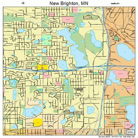 New Brighton Minnesota Street Map 2745430