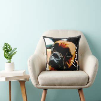 Boxer Dog Pillow | Zazzle