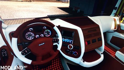 DAF XF 105 Super Space Brown/White interior-1.30 - ETS 2