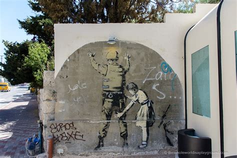 Banksy in Bethlehem! Banksy Street Art, Bethlehem, Palestine | The ...