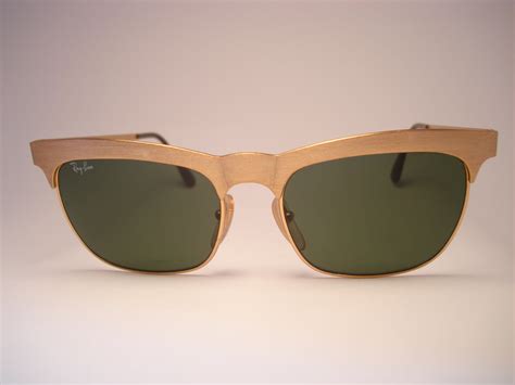 theothersideofthepillow: vintage RAY BAN B&L W0755 gold sunglasses MADE IN FRANCE