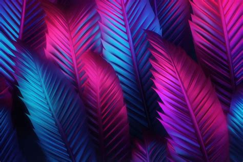 Retrowave banana leaves backgrounds abstract | Premium Photo Illustration - rawpixel