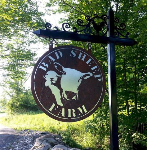 Custom Made Metal Signs | Metal farm sign, Custom metal farm sign, Custom farm signs