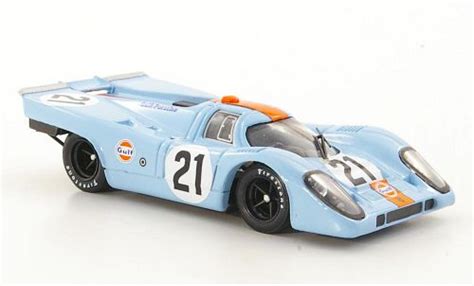 Diecast model cars Porsche 917 1970 1/43 Brumm K RHD No.21 JWA-Gulf ...