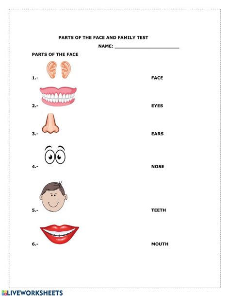 Parts of the face and family - Interactive worksheet Shivaji Maharaj Hd ...