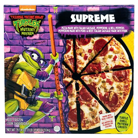 Teenage Mutant Ninja Turtles Supreme Pizza, Turtle Shell Pattern Crust ...
