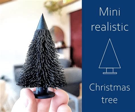 Mini realistic Christmas tree by Hugo | Download free STL model | Printables.com