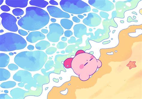 春喰い🌺 on Twitter | Kirby art, Kirby, Kawaii wallpaper