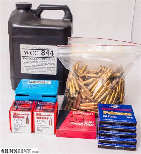 ARMSLIST - For Sale: .223 Reloading Components; everything you need.