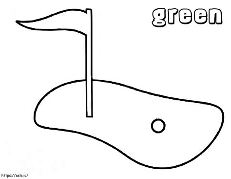 Golf Course coloring page