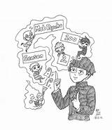 恭喜路人超能100動畫第二季  Qwepoi的創作 巴哈姆特 sketch template