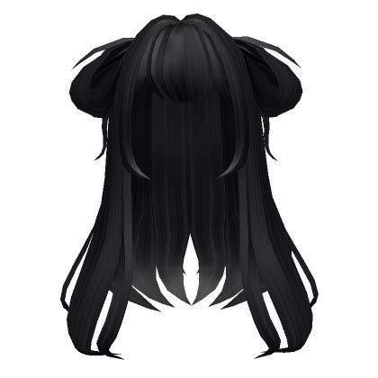 Loose Black Anime Side Buns - Roblox | Abiti del personaggio, Magliette ...