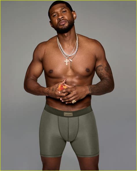 Usher Strips Down for Shirtless Skims Photo Shoot to Kick Off Super ...