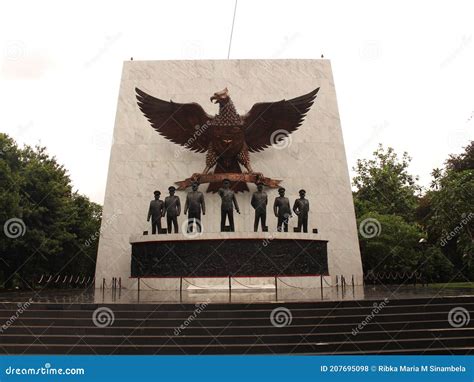 Monument Of Pancasila Sakti Located In Lubang Buaya Jakarta Indonesia Editorial Image ...