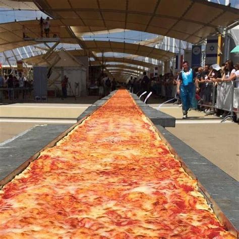 The record for the world’s longest pizza has officially been ...