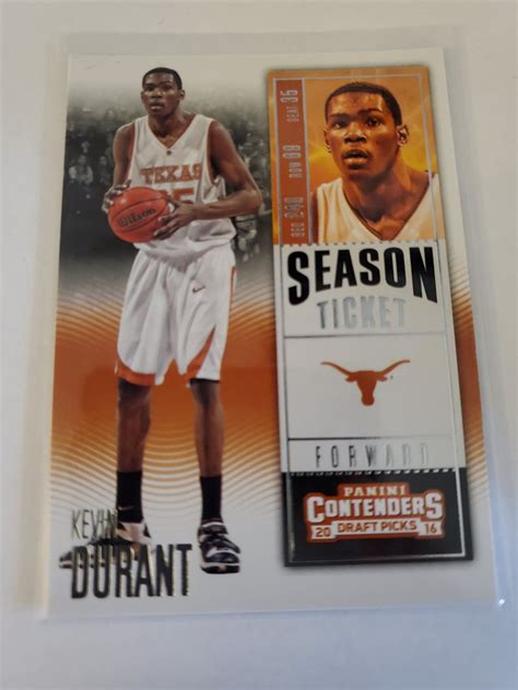 Kevin Durant 2016-17 Contenders Draft Base Card