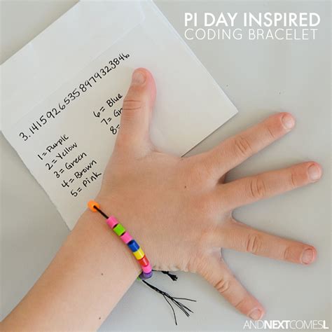 Pi Day Coding Bracelets | And Next Comes L