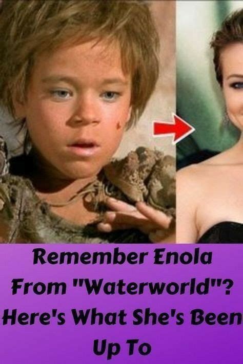 Remember Enola From in 2023 | Enola, Waterworld, Kevin reynolds