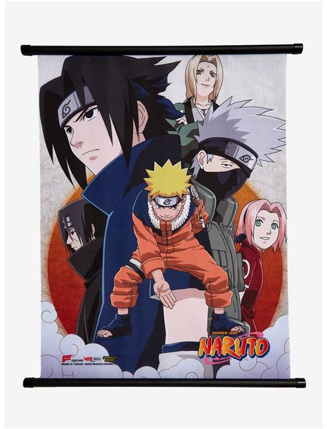 Naruto Group Wall Scroll | Hot Topic