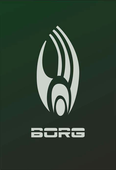 The Borg Collective flag symbol. | Star trek logo, Star trek art, Star trek symbol