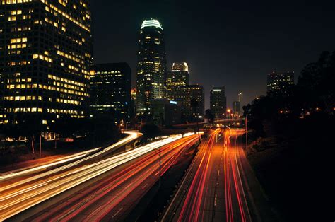 skyscrapers, night, buildings, architecture 4k, HD Wallpaper | Rare Gallery