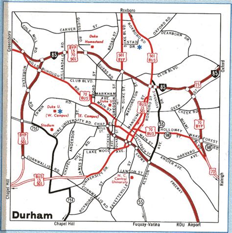 Durham Cathedral Map