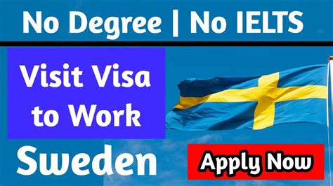 Sweden New Immigration Law: Visit visa to Work Chance - YouTube