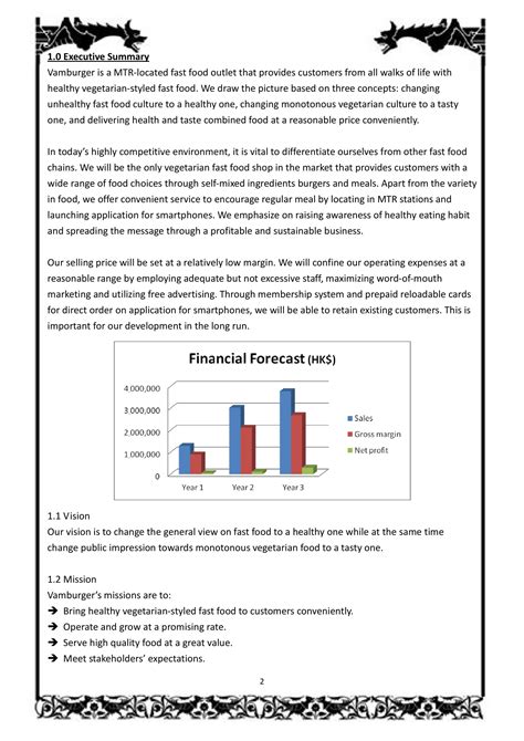 FREE 9+ Restaurant Business Plan Form Samples, PDF, MS Word, Google Docs