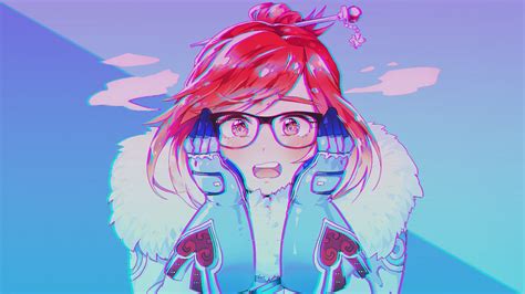 🔥 Download Female Anime Character Illustration Mei Overwatch Anniversary by @tjackson ...