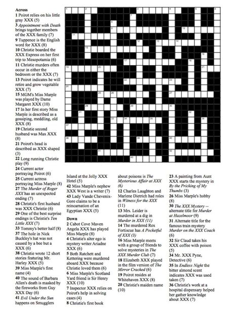 Printable Boatload Crossword Puzzles - Printable JD