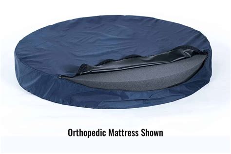 Solid Color Gorilla Ballistic Tough Round Orthopedic Dog Bed™