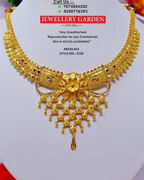 Gold Bridal Jewellery Sets, Gold Bridal Necklace, Handmade Gold Jewellery, Gold Jewelry Necklace ...