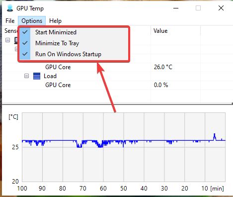 How to see Real-time GPU temperature in Windows 10/7 System tray